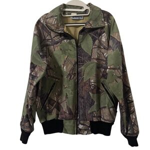 VTG World Famous Sports Camo Jacket Mens M‎ Made in USA Streetwear Outdoor